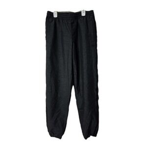 Vintage Adidas Side Stripe Lined Windbreaker Track Pants, Gray, Small